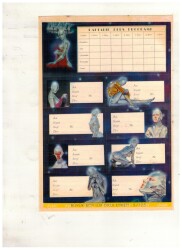 90’lar Heavy Metal Fütüristik Robot Temalı Okul Etiket Seti – Livan Büyük Boy Lüks AOB6127 - 3