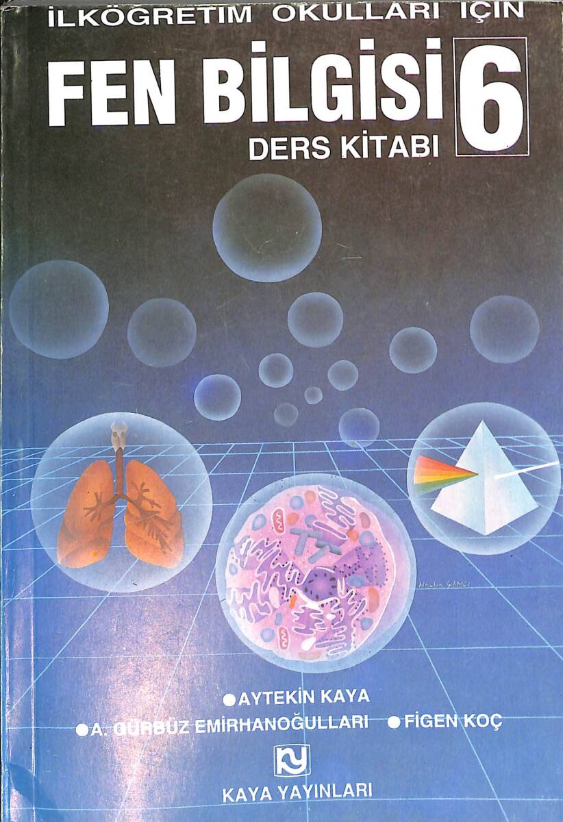 90'lar İlköğretim Fen Bilgisi 6.Sınıf Ders Kitabı NDR99074 - 1
