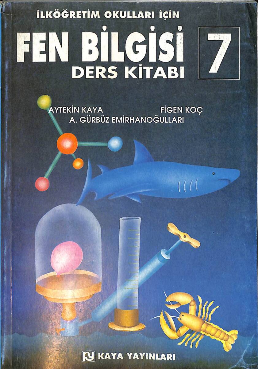 90'lar İlköğretim Fen Bilgisi 7.Sınıf Ders Kitabı NDR99073 - 1