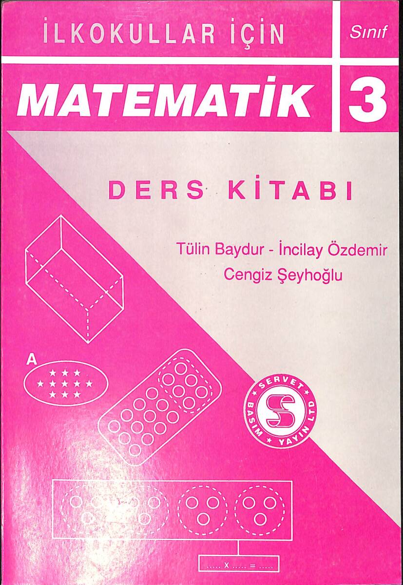 90'lar İlkokullar İçin Matematik 3.Sınıf Ders Kitabı NDR99012 - 1