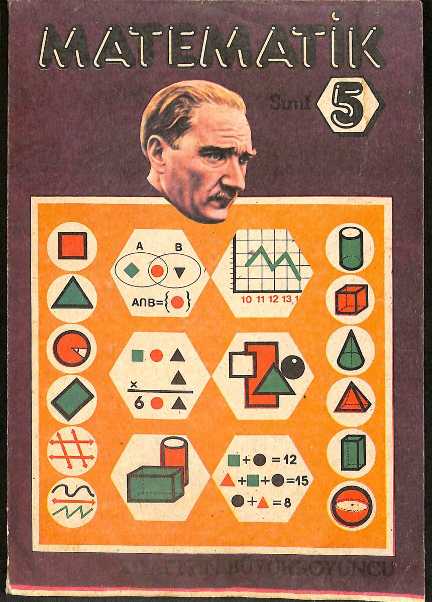 90'lar Matematik 5.Sınıf Ders Kitabı NDR99080 - 1