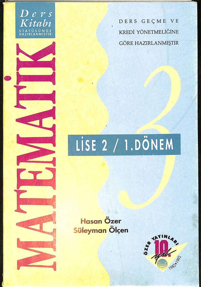 90'lar Matematik Lise 2 / 1.Dönem Ders Kitabı NDR99041 - 1
