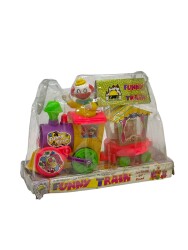 90'lar Plastik Sirk Treni Palyaço Figürlü (Sıfır) AOB4614 (N) - Gökçekoleksiyon