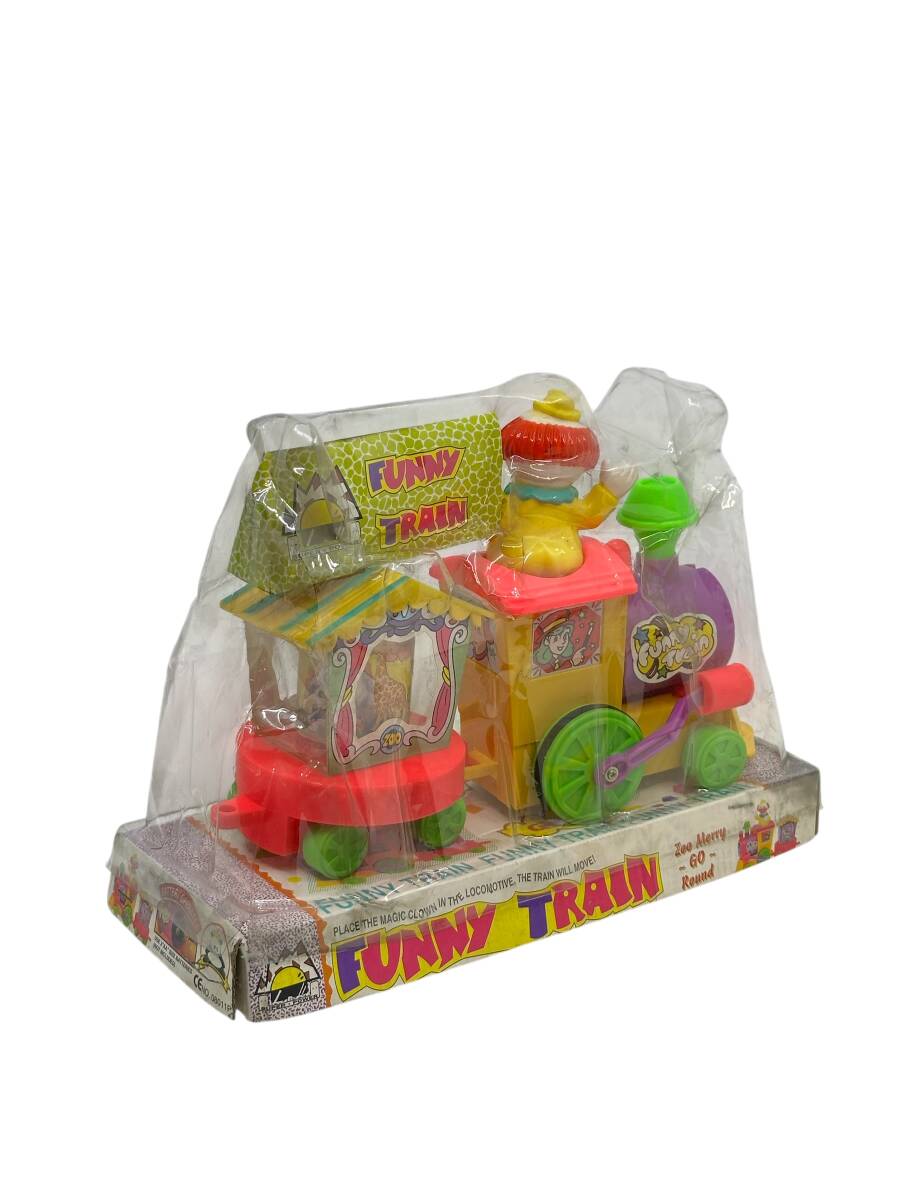 90'lar Plastik Sirk Treni Palyaço Figürlü (Sıfır) AOB4614 (N) - 2