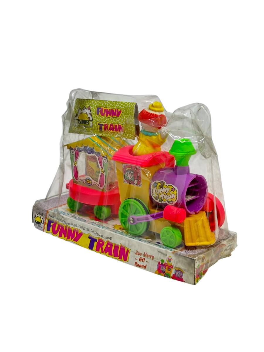 90'lar Plastik Sirk Treni Palyaço Figürlü (Sıfır) AOB4614 (N) - 3