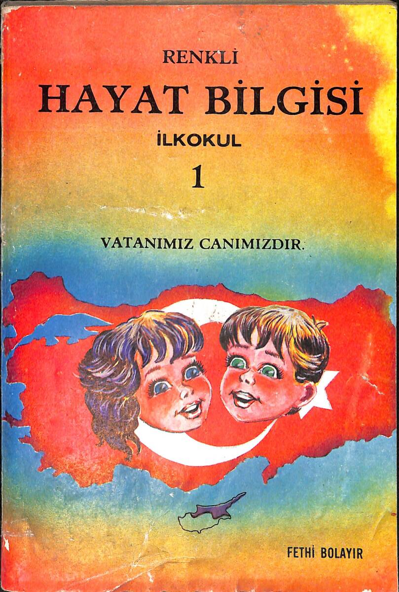 90'lar Renkli Hayat Bilgisi İlkokul 1.Sınıf Ders Kitabı NDR99376 - 1