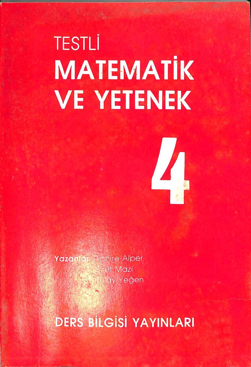 90'lar Testli Matematik ve Yetenek 4.Sınıf Kitabı NDR99071 - 1