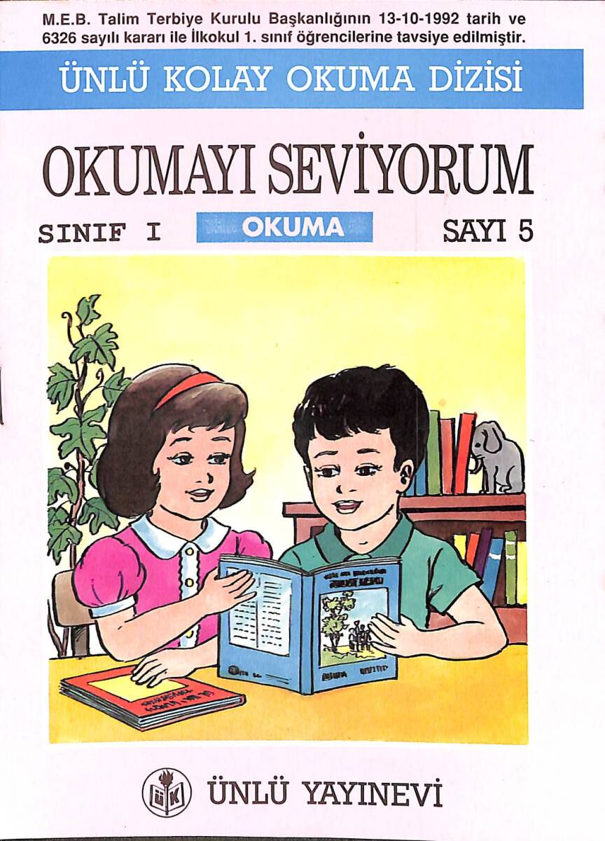 90'lar Ünlü Kolay Okuma Dizisi Okumayı Seviyorum Sınıf : 1 Sayı : 5 NDR101190 - 1