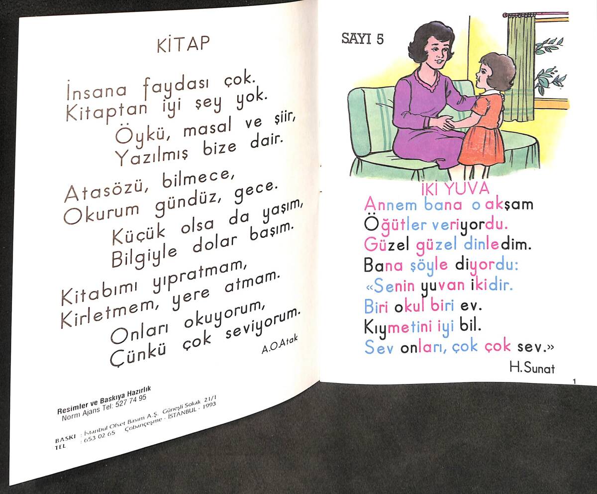 90'lar Ünlü Kolay Okuma Dizisi Okumayı Seviyorum Sınıf : 1 Sayı : 5 NDR101190 - 2