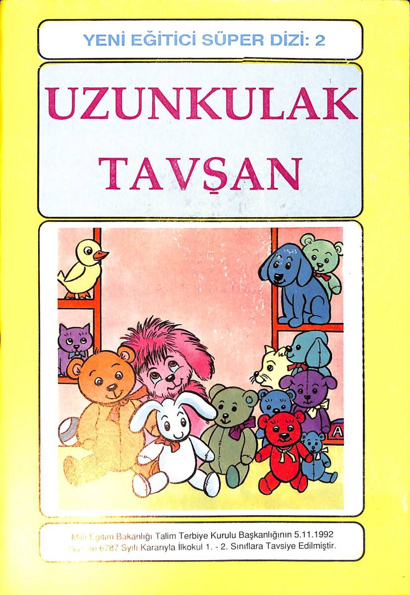 90'lar Yeni Eğitici Süper Dizi 2 - Uzunkulak Tavşan NDR101168 - 1