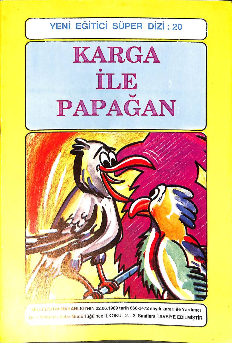 90'lar Yeni Eğitici Süper Dizi 20 - Karga İle Papağan NDR99291 - 1