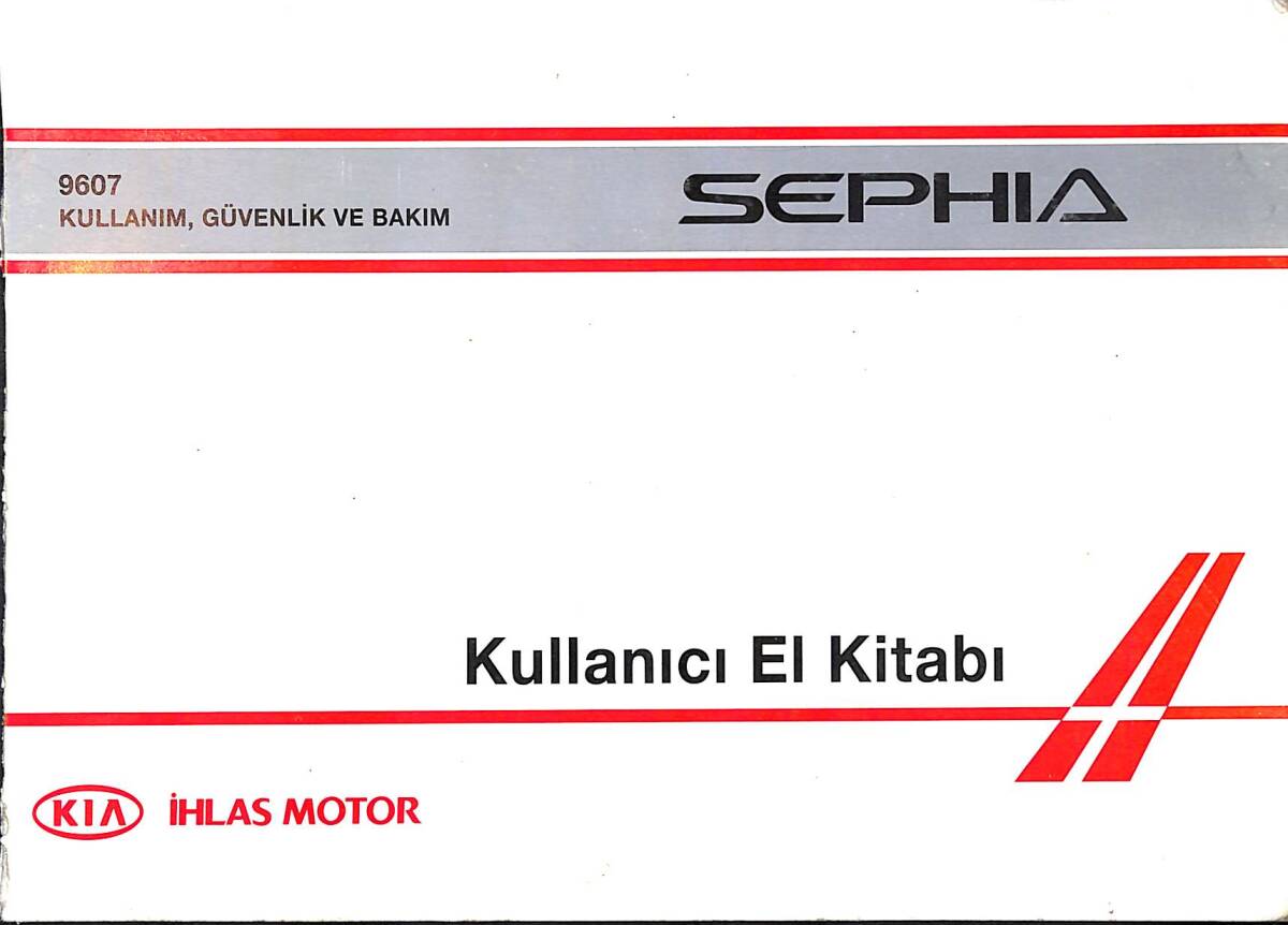 9607 Sephia Kullanım, Güvenlik Ve Bakım NDR93061 - 1