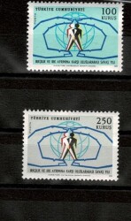 1971 Irkçılık ve Irk Ayrımına Karşı Uluslararası Savaş Yılı 2'li Tam Seri Pul (MNH) PPT2429 - Gökçekoleksiyon