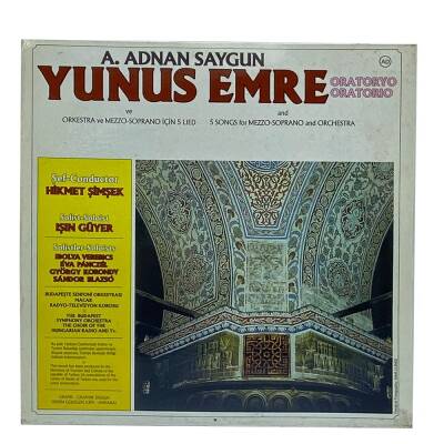 A. Adnan Saygun ‎– Yunus Emre (Çift Plak) LP Plak (109.5) PLK11449 - 2