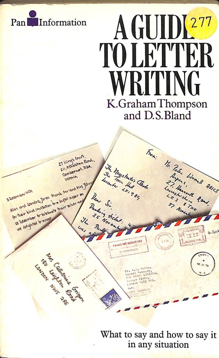 A Guide to Letter Writing NDR93883 - 1