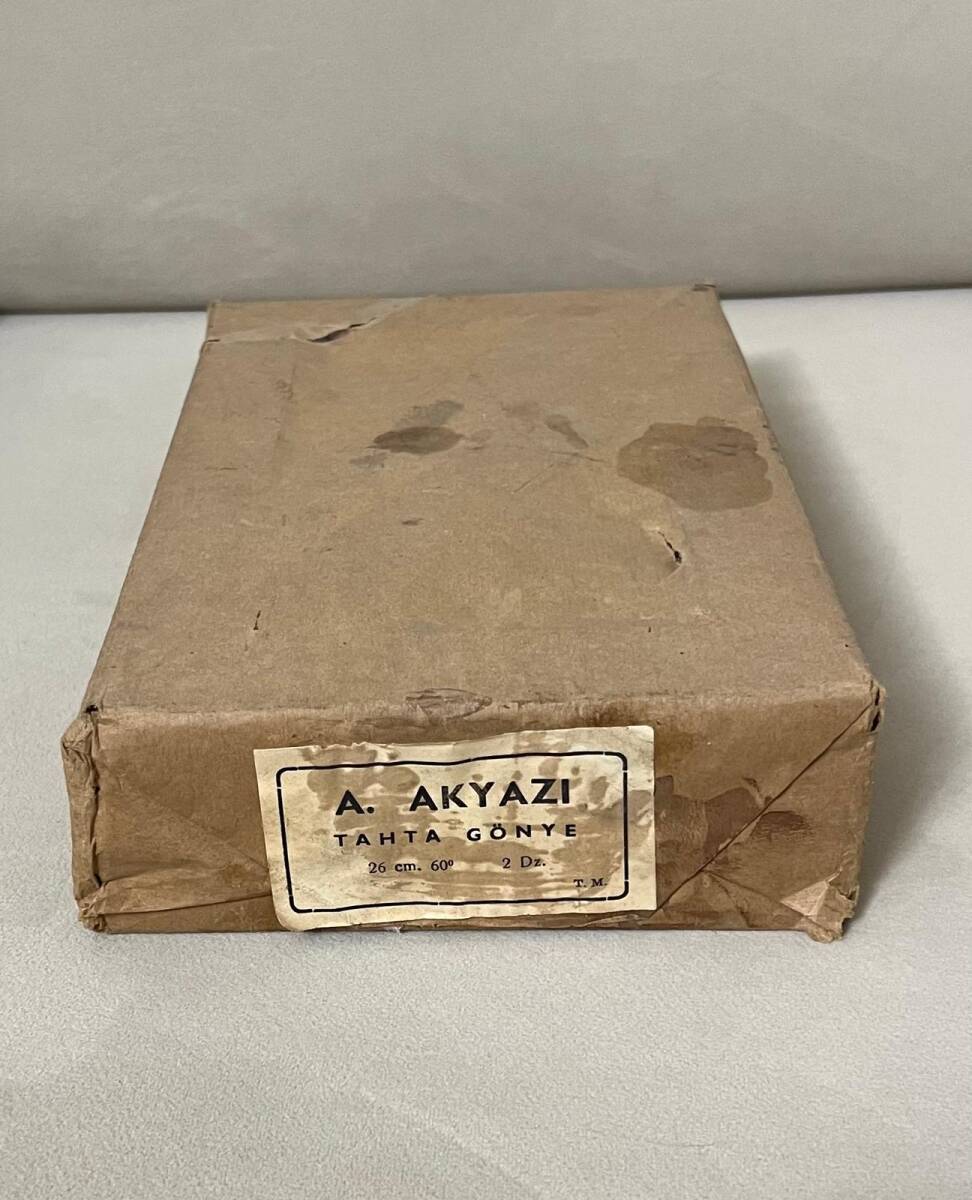 A.Akyazı Tahta Gönye 26cm 60 Derece.Tam Dolu Kutu AOB4893 - 3