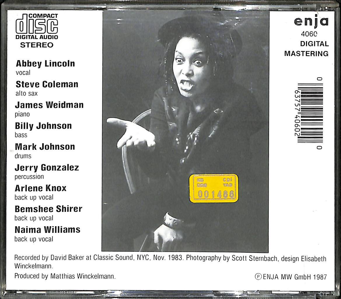 Abbey Lincoln - Talking To The Sun CD (İkinci El) CD4666 - 2