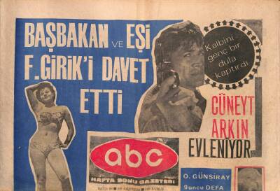 ABC Gazetesi 8-9 Ağustos - Yıldırım Önal Hastahaneye Kaldırıldı - Tamer Yiğit S. Ferdağ Kaza Geçirdi GZ113571 - 1