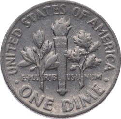 ABD 1 Dime 1966 *Roosevelt Dime* ÇÇT YMP11110 - 2