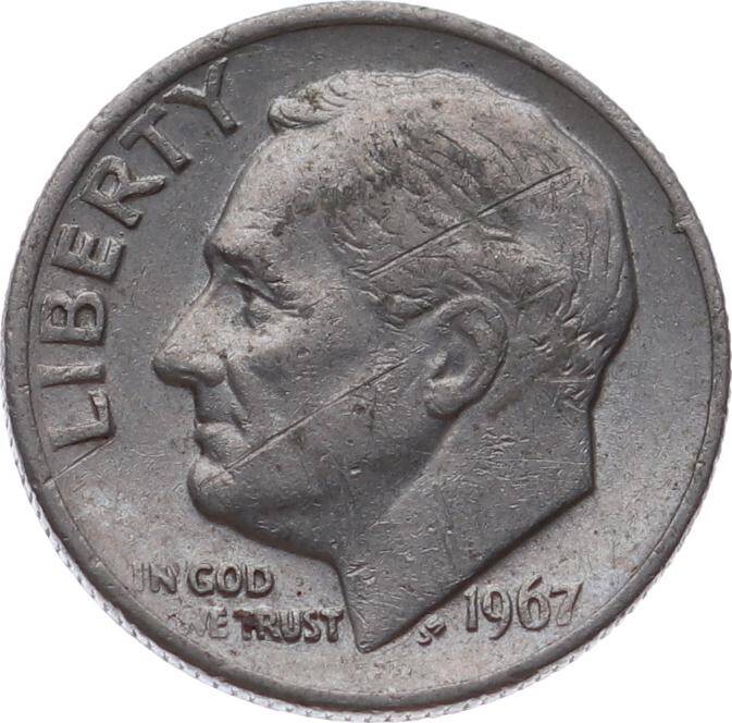 ABD 1 Dime 1967 *Roosevelt Dime* ÇT YMP11107 - 3