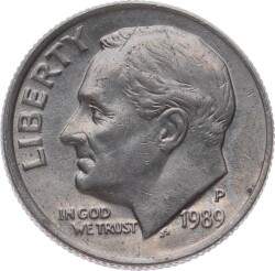 ABD 1 Dime 1989 *Roosevelt Dime* ÇÇT YMP11126 - 3