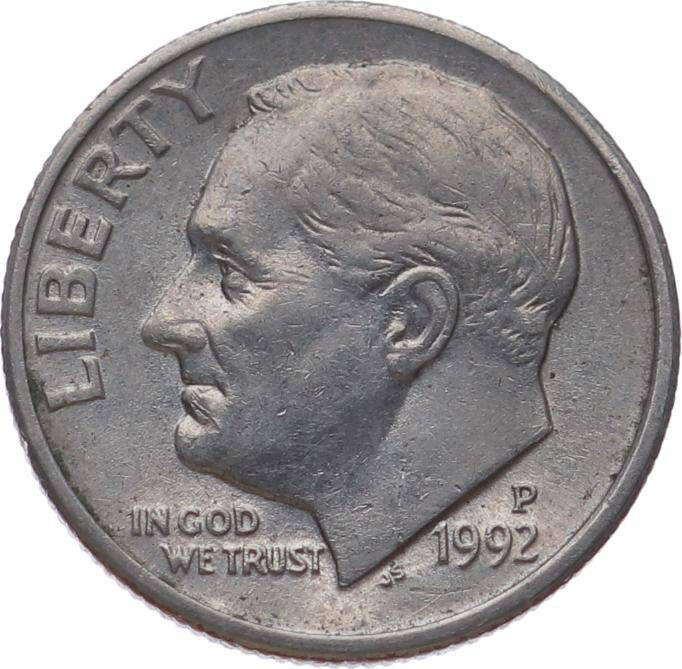 ABD 1 Dime 1992 *Roosevelt Dime* ÇÇT YMP11125 - 3