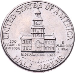 ABD 1/2 Dolar 1776-1976 ÇÇT+ Bağımsızlık Bildirgesinin 200.Yılı Anısına YMP10628 - 2