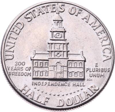ABD 1/2 Dolar 1776-1976 ÇÇT+ Bağımsızlık Bildirgesinin 200.Yılı Anısına YMP10628 - 2