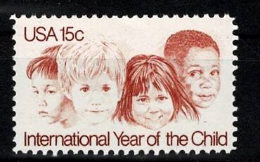 ABD 1979 Uluslararası Çocuk Yılı Hatıra Posta Pulu - 15c Damgasız (MNH) PPT2995 - 1