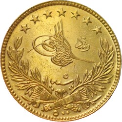 M.Reşad 500 Kuruş 1327/5 Kulptan Çıkma OMP3082 #3809 - Gökçekoleksiyon