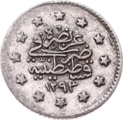 Abdülhamid 1 Kuruş 1293/27 Gümüş - ÇÇT OMP3191 - 2
