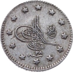 Abdülhamid 1 Kuruş 1293/28 ÇA Gümüş OMP2299 - Gökçekoleksiyon