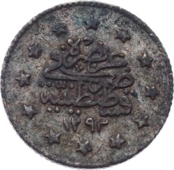 Abdülhamid 1 Kuruş 1293/28 ÇA Gümüş OMP2299 - 2