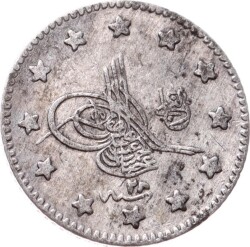 Abdülhamid 1 Kuruş 1293/28 Gümüş - ÇT+ OMP3301 #360 - Gökçekoleksiyon