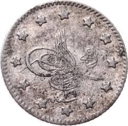 Abdülhamid 1 Kuruş 1293/29 Gümüş - ÇÇT OMP3303 #409 - Gökçekoleksiyon