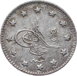 Abdülhamid 1 Kuruş 1293/29 Kulpsuz ÇA OMP2942 - Gökçekoleksiyon