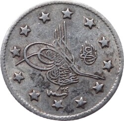 Abdülhamid 2 Kuruş 1293/24 Gümüş ÇÇT OMP2272 - Gökçekoleksiyon