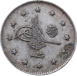 Abdülhamid 2 Kuruş 1293/28 Gümüş ÇAÇİL OMP2268 - Gökçekoleksiyon