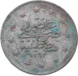 Abdülhamid 2 Kuruş 1293/28 Gümüş ÇÇT OMP2450 - 2