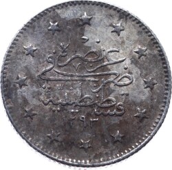 Abdülhamid 2 Kuruş 1293/29 Gümüş ÇİL OMP2537 - 2