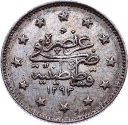 Abdülhamid 2 Kuruş 1293/31 Gümüş ÇÇT OMP1634 - 2