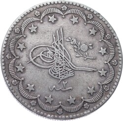 Abdülhamid 20 Kuruş 1293/2 ÇT+ OMP3013 - 1