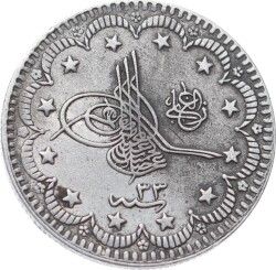 Abdülhamid 5 Kuruş 1293/33 ÇÇT OMP3026 - Gökçekoleksiyon