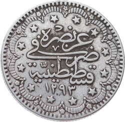 Abdülhamid 5 Kuruş 1293/33 ÇT OMP3028 - 2