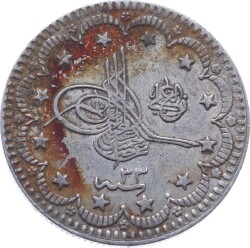 Abdülhamid 5 Kuruş 1293/33 Gümüş ÇA OMP2326 - Gökçekoleksiyon