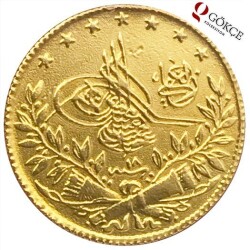 Abdülhamid 50 Kuruş 1293/18 Kulptan Çıkma #407 - Gökçekoleksiyon