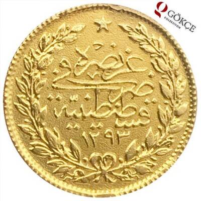 Abdülhamid 50 Kuruş 1293/18 Kulptan Çıkma #407 - 2