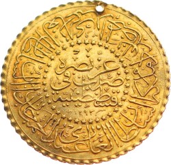 Abdülhamid Ziynet 25 Kuruş 1293 /27 Delik ÇÇT OMP3045 #226 - 2