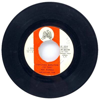 Abdullah Tan - Vanlıyam Şanlıyam (106.5) PLK10967 - 1
