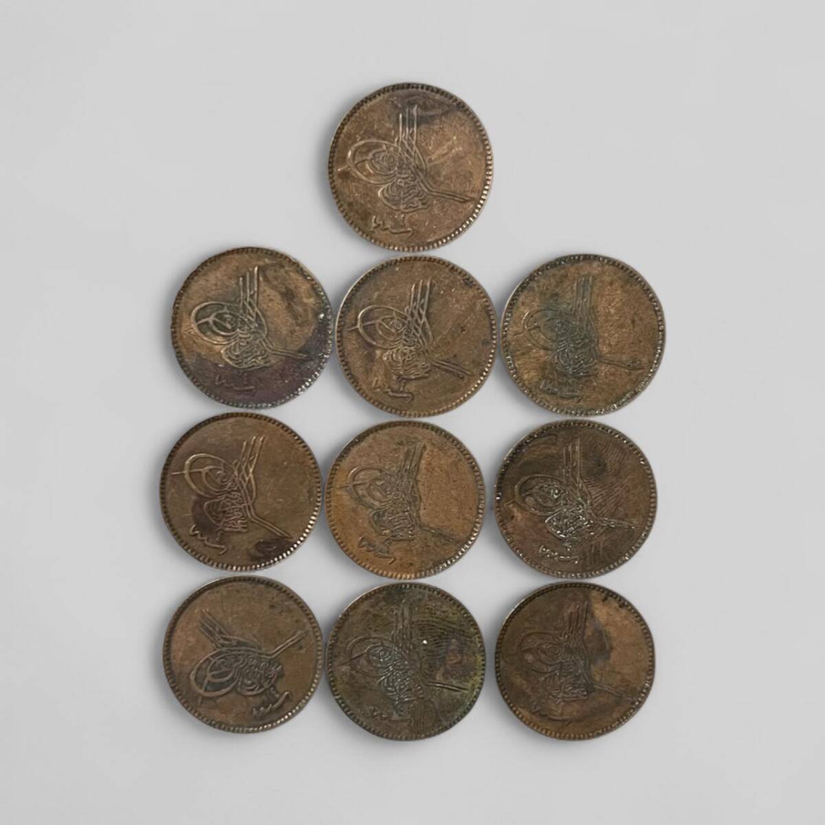 Abdülmecid 10 Para 10'lu Madeni Para Lotu OMP3170 - 1